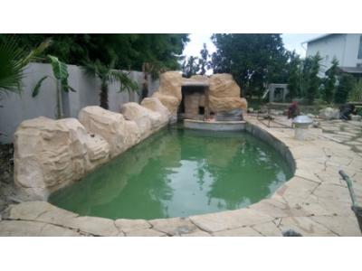 ساخت استخر و. محوطه سازی ویلا در شمال